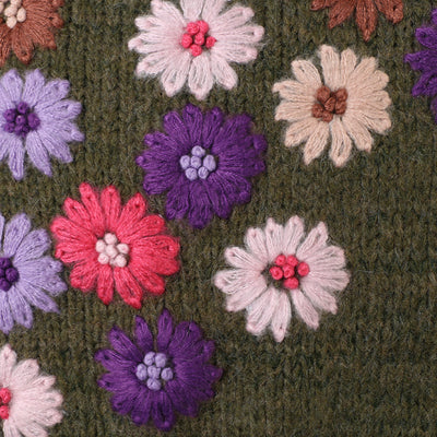 Suéter Tejido Grueso con Aguja Reforzada y Cadena Decorativa - Image 9