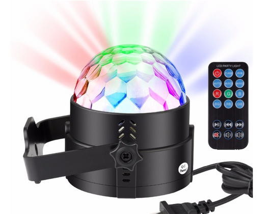 Bola de Cristal Mágica LED con Control Remoto para Karaoke y Fiestas - Image 7