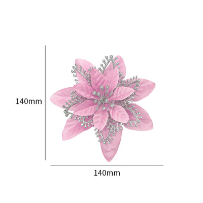 Flor Decorativa Navideña Simulada Premium - Image 7