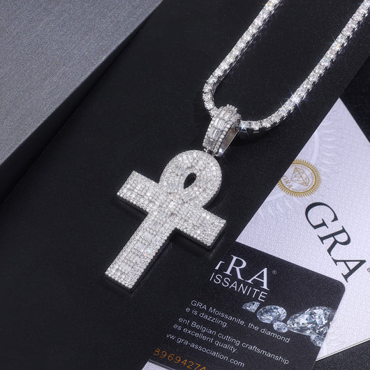 Collar Colgante Moissanita Plata 925 Chapada en Platino - Joyería Lujo Minimalista - Image 4