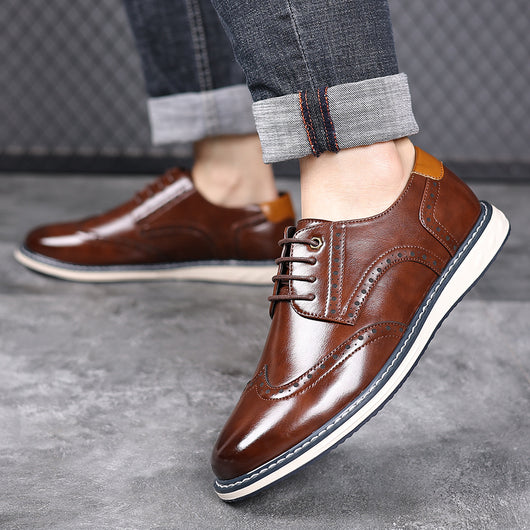 Zapatos de Cuero para Hombre Estilo Ejecutivo Británico - Image 40
