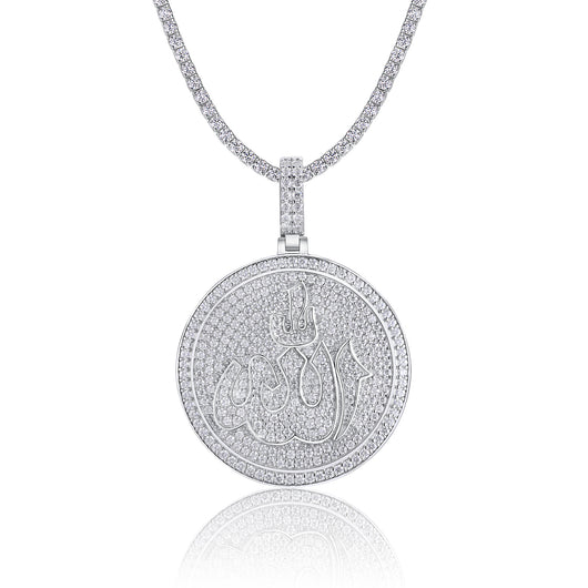Collar Estrella de Nieve Plata - Colgante con Moissanita S925 y Baño de Platino