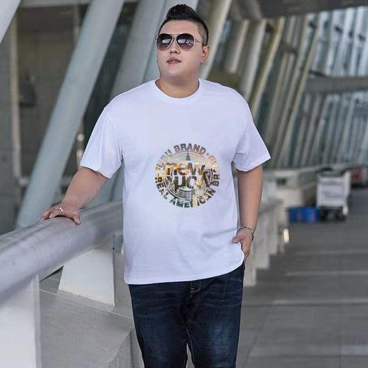 Playera Suelta Manga Corta Talla Grande para Hombre - Image 4