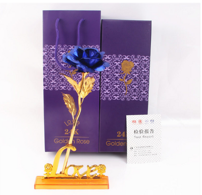 Rosa Dorada Eterna - Regalo Perfecto - Image 5
