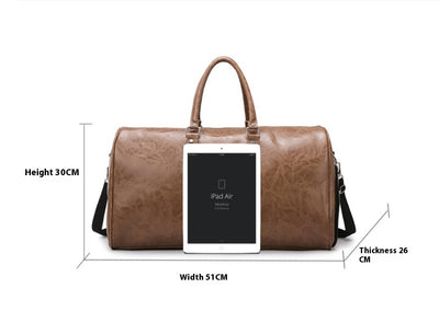 Bolsa Cilíndrica de Cuero PU para Yoga Unisex - Image 8