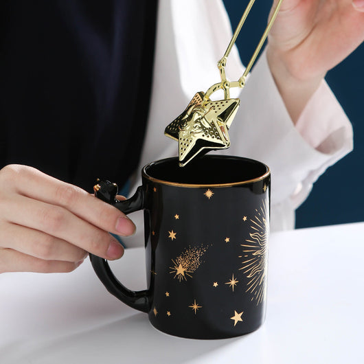 Taza Cerámica Personalizada con Cuchara y Infusor de Té - Image 6