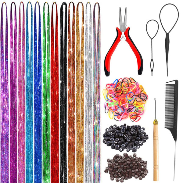 Set de Pelucas de Seda para Mascotas - Colores Vibrantes
