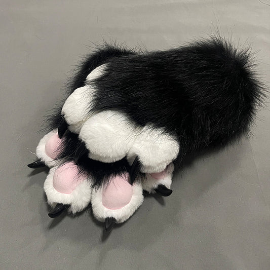 Guantes Peluche Garras de Gato Coloridos y Adorables - Image 2
