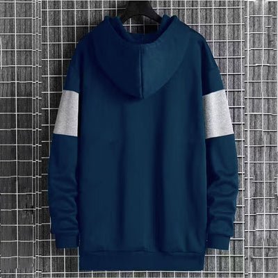 Sudadera con Capucha Patchwork Color Block para Hombre - Estilo Single Face - Image 20
