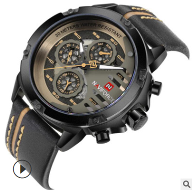 Reloj de Pulsera Hombre Resistente al Agua con Calendario y Movimiento Quartz - Image 5