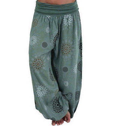 Pantalones Casuales Mujer Estilo Europeo con Estampado Digital y Corte Relajado - Image 9