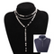 Tattoo Coin Choker One Layer Three Layers Lariat Y Chokers Rhinestone Crystal Necklace A with bag