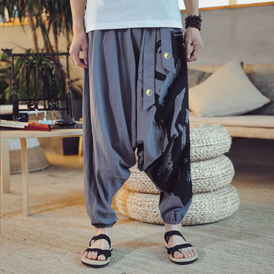 Pantalones Capri Estilo Asiático de Nueve Puntos - Image 10