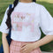 Playera Estampada con Gato Cartoon