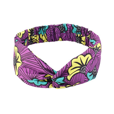 Diadema Estampado Africano Retorcida para Mujer - Image 3