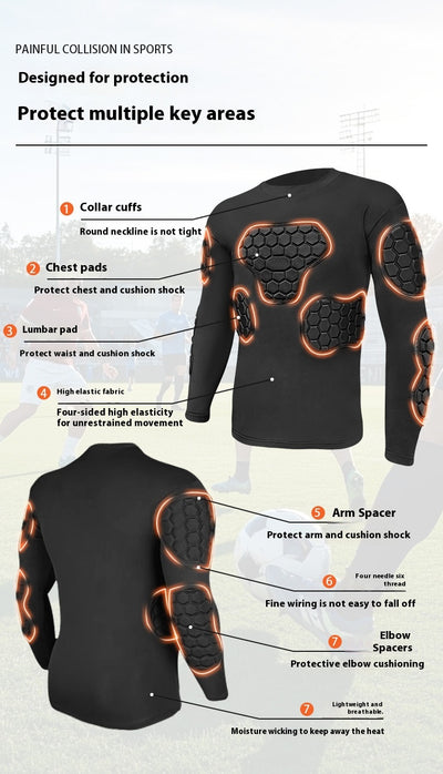 Armadura de Protección para Portero - Camiseta Deportiva de Manga Larga - Image 11
