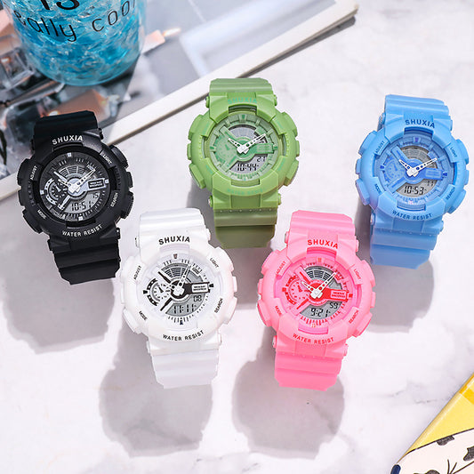 Reloj Deportivo Dual Display Grande para Hombre y Mujer - Estilo Atmosférico