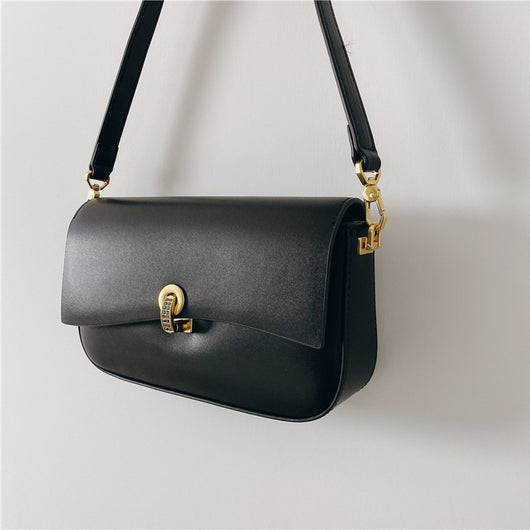 Bolso Bandolera de Cuero con Cierre Diamond Lock - Image 5