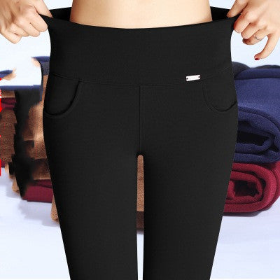 Leggings de Terciopelo Grueso para Mujer Talla Grande - Pantalones Ajustados Cálidos - Image 7