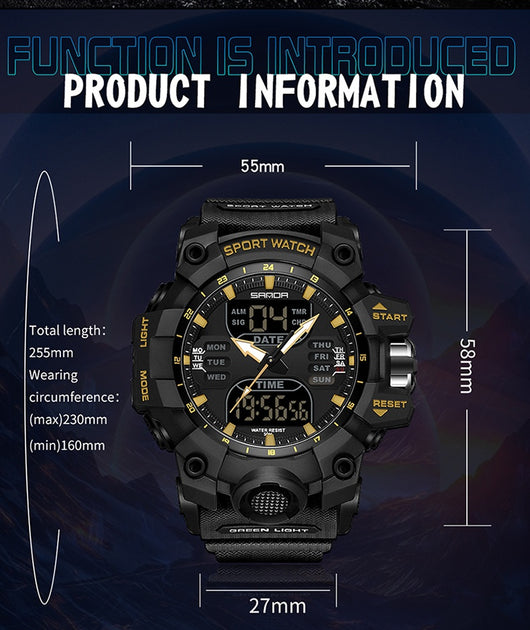 Reloj Inteligente Hombre Estilo Coreano Resistente al Agua y Golpes con Pantalla Transparente - Image 18