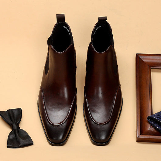 Botas Martin de Cuero Genuino para Hombre - Diseño Puntiagudo Premium - Image 6