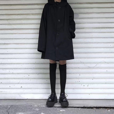 Abrigo Holgado con Capucha para Mujer - Estilo Urbano - Image 2