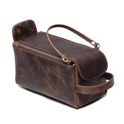 Bolsa Multifuncional de Cuero Estilo Retro para Hombre - Image 24