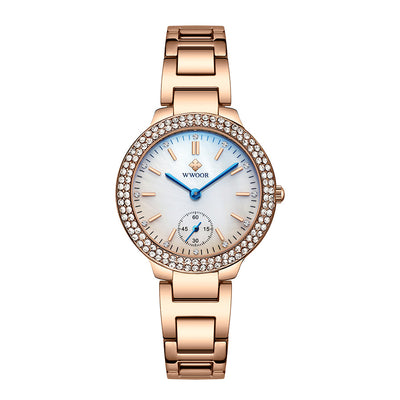 Reloj de Cristal Ilusorio con Diamantes - Sumergible y Elegante - Image 9