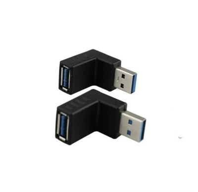 Adaptador USB 3.0 Macho a Hembra en Ángulo de 90° (Izquierda y Derecha) - Image 5