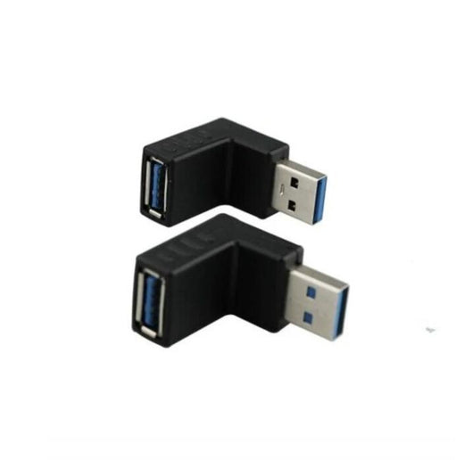 Adaptador USB 3.0 Macho a Hembra en Ángulo de 90° (Izquierda y Derecha) - Image 5