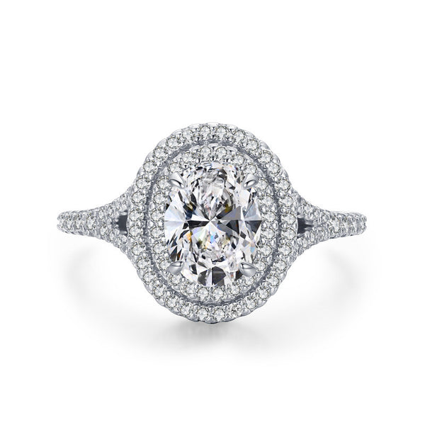 Anillo de Plata 925 con Diamante Talla Esmeralda - Image 6