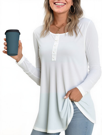 Blusa Larga de Manga Larga Cintura Alta para Otoño - Image 11