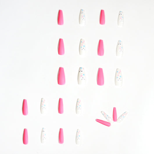 Stickers de Uñas Caras Sonrientes entre Nubes - Diseño Adorable - Image 3