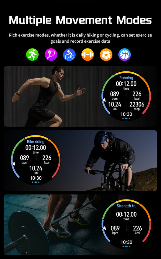 Reloj Inteligente con Monitoreo de Oxígeno en Sangre y Llamadas Bluetooth - Image 10