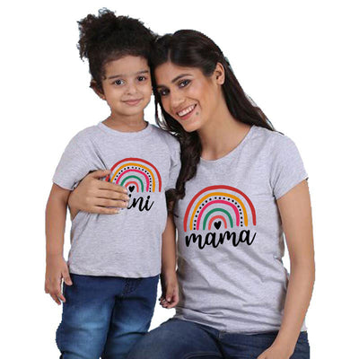 Playera Arcoíris Mamá e Hija - Conjunto Familiar de Algodón para Verano - Image 6