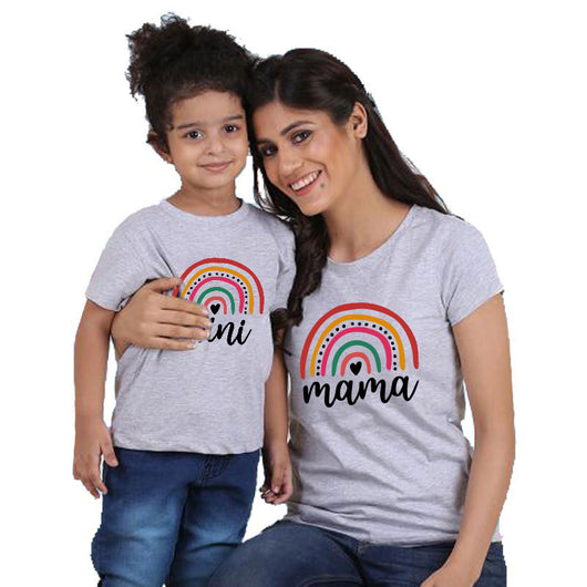 Playera Arcoíris Mamá e Hija - Conjunto Familiar de Algodón para Verano - Image 6