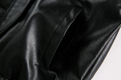 Chaqueta de Solapa Negra con Encaje y Bordado Love Number para Mujer - Image 25