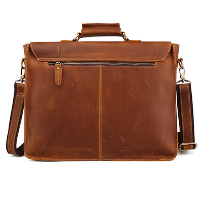 Maletín Ejecutivo de Cuero Genuino para Hombre - Image 18