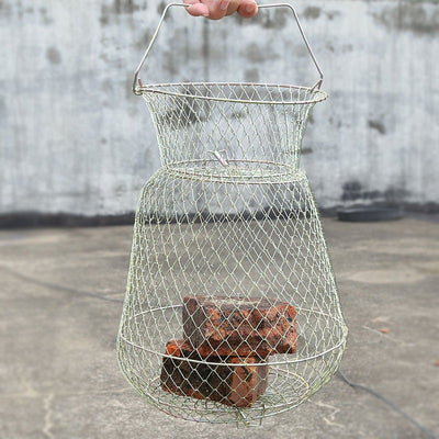 Red Plegable de Acero Inoxidable para Pesca - Canasta Protectora - Image 11
