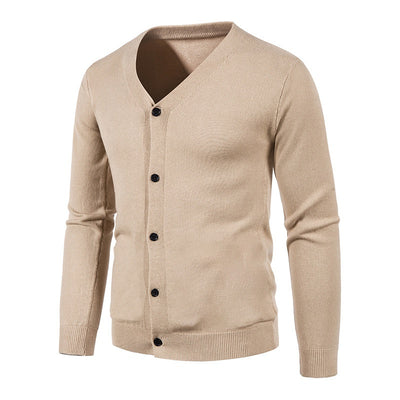 Cardigan de Punto para Hombre - Suéter V-Neck Moderno y Versátil - Image 15