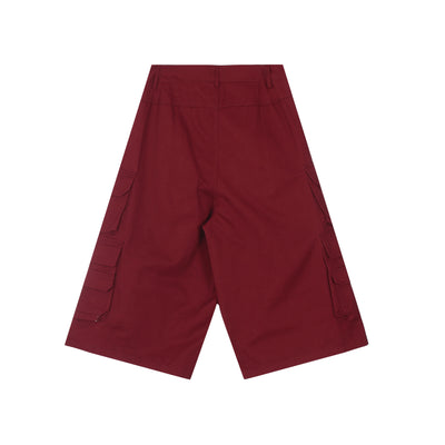 Overol Denim Retro Americano Rojo Cropped - Image 9