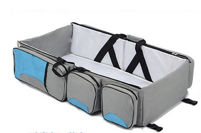 Cuna Portátil Multifunción para Bebé - Bolso Mami Convertible - Image 13