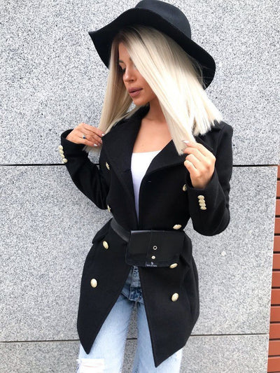 Abrigo de Lana Doble Botonadura Otoño Invierno - Image 5