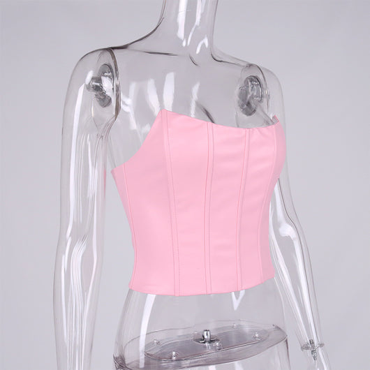 Blusa Escote Frío con Cuello Espina de Pez para Mujer - Image 6