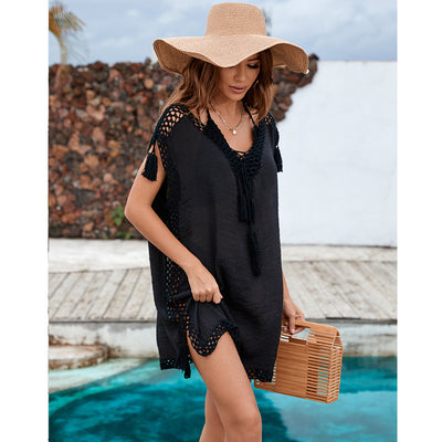 Blusa Festiva con Recortes y Flecos Decorativos - Image 3