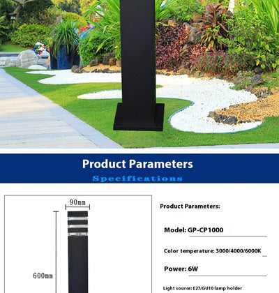 Lámpara Solar de Piso para Exterior - Resistente al Agua - Image 8