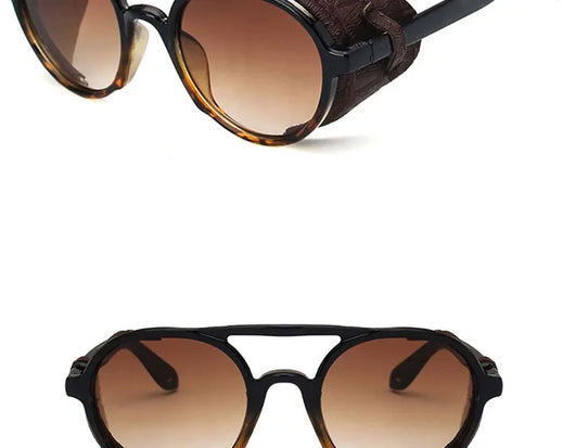 Gafas de Sol Steampunk Marco Grande Antivienta - Image 17