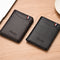 Billetera Minimalista Vertical para Hombre con Compartimento de Licencia