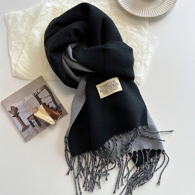 Bufanda Doble Faz de Cachemira Artificial para Parejas - Invierno Cálido - Image 12