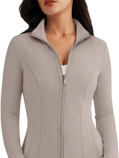 Chaqueta Deportiva Ajustada de Manga Larga con Tecnología Elástica - Image 7